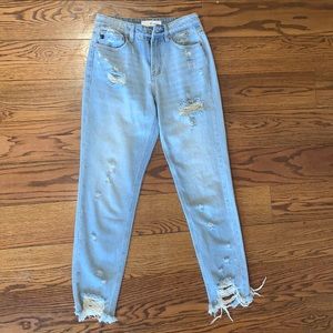Light washed boyfriend Kancan jeans, size 1/24
